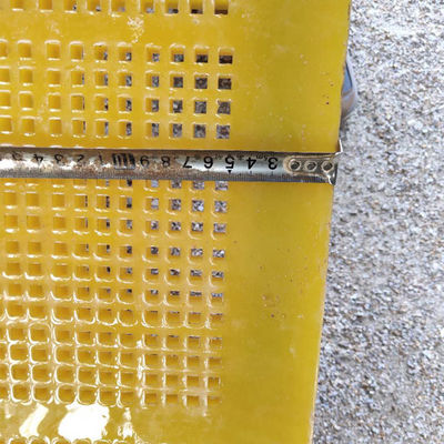40 มิลลิเมตร Polyurethane Screen Mat สําหรับเหมืองแร่เหล็ก