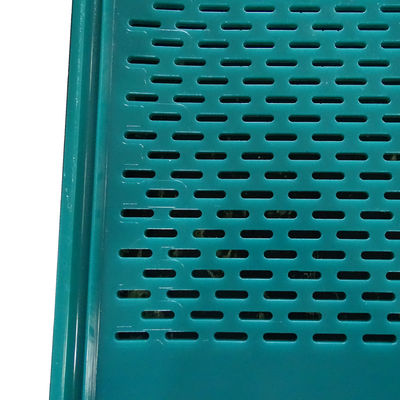 แผงตะแกรง PU Flip-Flop ขนาดรู 5 มม. ความหนา 6 มม. สำหรับการคัดแยกปุ๋ยหมัก