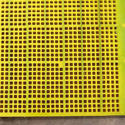 การติดตั้งสลักเกลียวแผงหน้าจอโพลียูรีเทนแบบหล่อแบบเปิดขนาด 600x600 มม. WS 85 สำหรับการแยกน้ำด้วยทองแดง