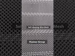 Slef-cleaning wire mesh production